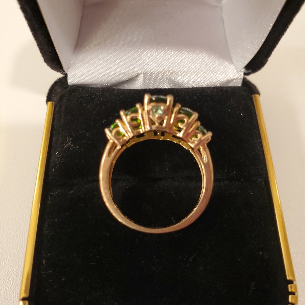 Chrome Diopside Ring - image 4